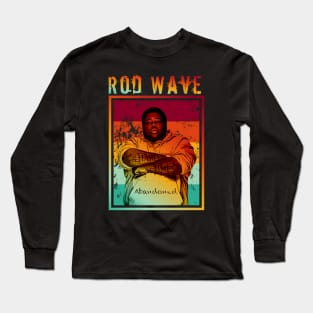 Rod Wave | Hiphop | Retro poster Long Sleeve T-Shirt